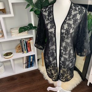 Express lace Kimono